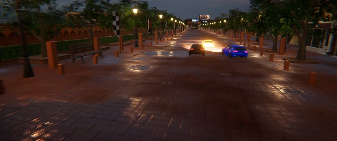 Watercolor Racing Track Project Turbo Combat โ Vehicular Combat Racing Game for PC | Free Demo ...
